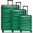  Juego de maletas de viaje de 4 ruedas, 3 piezas, con plegado extensible Modelo emerald green metallic