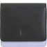  Flores Cartera Piel 10 cm Modelo black-lavander