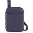  Bolso cuadrado negro de cuero 17 cm Modelo blue4