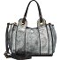  Hasni Bolso miniatura Piel 17 cm Modelo piombo+t-grigio