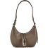  Goccia Bolsa de hombro Piel natural 22 cm Modelo muddy gray