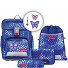  Juego de mochilas escolares Cloud 5 pcs. Modelo butterfly maja