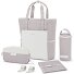  Set de bolso cambiador Lindby 4 pzs. compartimento para portátil Modelo muted clay