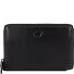  Arezzo Estuche para tarjetas de crédito Protección RFID Piel 11.5 cm Modelo schwarz