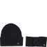  Set de regalo de gorro y diadema de punto Ck Metal Modelo ck black