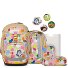  Pack satchel set 6 pcs. incl. set velcro Modelo Flower PowBär