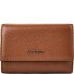  Cartera de piel blanda metalizada 14 cm Modelo cognac