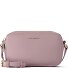  Bolso bandolera de piel de Bolonia Bolso para cámara de piel con doble cremallera 18 cm Modelo rose