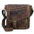  Vintage Bolsa de hombro Piel 26 cm Modelo brown