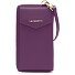  Bologna Leather Funda de teléfono móvil Piel 11 cm Modelo purple