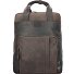  Mochila Brick Lane de cuero con compartimento para el portátil de 42 cm Modelo darkbrown