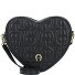  Fashion Bolsa de hombro Piel natural 19 cm Modelo black