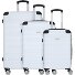  Rhodos 4 ruedas Juego de maletas 3 piezas Modelo weiss-sz