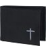  New Cryptan Cartera Bloqueo RFID 11 cm Modelo schwarz-freedom cross grey