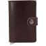  Miniwallet Estuche para tarjetas de crédito Protección RFID Piel 6.5 cm Modelo dark brown
