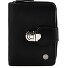  Cartera de cuero esponjoso 9 cm Modelo black