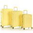  Pastel 4 ruedas Juego de maletas 3 piezas con pliegue de expansión Modelo yellow