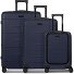  London 4 ruedas Juego de maletas 3 piezas con pliegue de expansión Modelo dark navy
