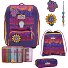  Juego de mochilas escolares Genius 4pcs Superflask Modelo Fantasy