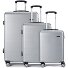  5330 4 ruedas Juego de maletas 3 piezas Modelo silber