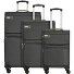  Travel Line 6704 Juego de maletas de 4 ruedas 3pcs. Modelo grau