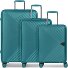  Gotthard Edition 4 ruedas Juego de maletas 3 piezas Modelo aqua metallic