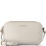  Bolso bandolera de piel de Bolonia Bolso para cámara de piel con doble cremallera 18 cm Modelo cream