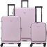  Florence 4 ruedas Juego de maletas 3 piezas con pliegue de expansión Modelo lilac