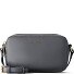  Bolso bandolera de piel de Bolonia Bolso para cámara de piel con doble cremallera 18 cm Modelo grey