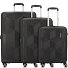  Sunchaser 4 ruedas Juego de maletas 3 piezas Modelo black