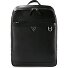  Monaco Mochila de día Piel 41 cm Compartimento para el portátil Modelo black