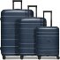  Essentials 11 4 ruedas Juego de maletas 3 piezas con pliegue de expansión Modelo midnight blue