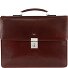  Maletín Colorado de cuero RFID con compartimento para el portátil de 38 cm Modelo tabacco