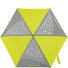  Paraguas de bolsillo para niños de 22 cm con elementos reflectantes Modelo neon yellow