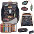  Alpha Safety Light Juego de mochilas escolares 5 piezas Modelo Flames