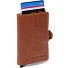  Baldwin Estuche para tarjetas de crédito Protección RFID Piel 6.5 cm Modelo cognac