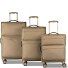  Kyoto 4 ruedas Set de maletas 3 piezas Con fuelle expandible Modelo beige