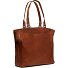  Wax Pull Up Bolsa de hombro Piel 36 cm Compartimento para el portátil Modelo cognac