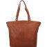  Wax Pull Up Bolsa de hombro Piel 36 cm Compartimento para el portátil Modelo cognac