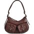  Mavery Bolsa de hombro Piel natural 29 cm Modelo berry