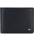  Polo Cartera Bloqueo RFID Piel natural 12 cm Modelo schwarz