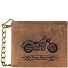  Cartera Vintage Bike Piel 12 cm Modelo braun