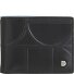  Up Cartera Protección RFID Piel 11 cm Modelo black-pastel blue