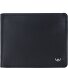  Polo Cartera Bloqueo RFID Piel natural 12.5 cm Modelo schwarz