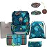  Juego de mochilas escolares ErgoFlex 5pcs. Modelo Magic Light