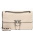  Love One Bolsa de hombro Piel 26 cm Modelo bianco seta-matt silver