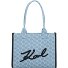  Skuare Bolsa de compras 32 cm Modelo monogram denim light blue