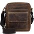  Vintage Bolsa de hombro Piel 18 cm Modelo brown