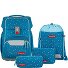  Basis Juego de mochilas escolares 4 piezas Modelo Set „Blue Hearts