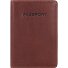  Antique Avery Funda para pasaporte RFID Piel 10 cm Modelo cognac